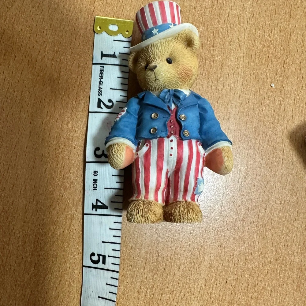 VINTAGE ~ Cherished Teddies ~ SAM ~ Uncle Sam Figurine